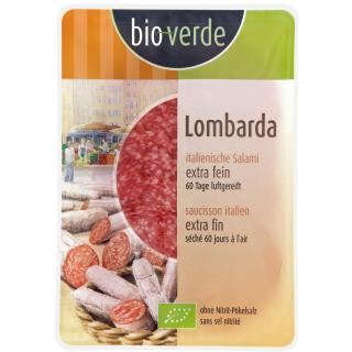 Salami Lombarda geschnitten