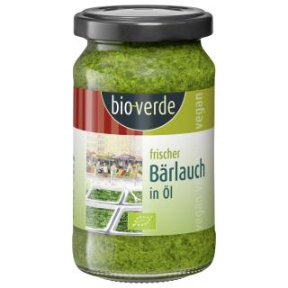 Frisches Bärlauch in Öl