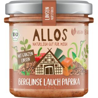 Linsen Aufstrich Berglinse Lauch Paprika